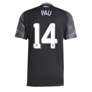 Fotbalové Dres Aston Villa Pau Torres #14 Venkovní Oblečení 2025-26 Krátký Rukáv